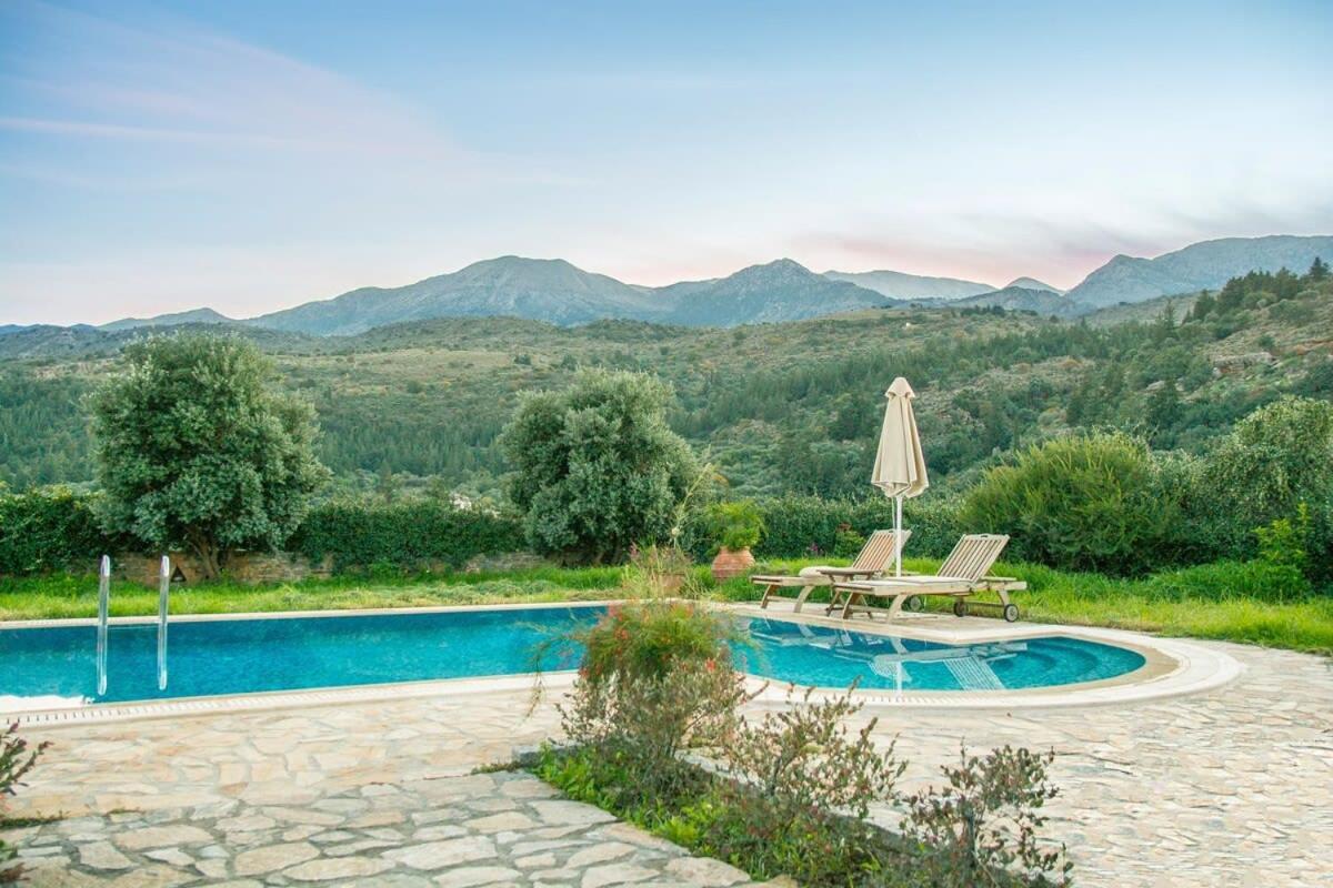 Chania Secluded Gem - Kallithea Private Pool Villa Pemonia Exterior foto