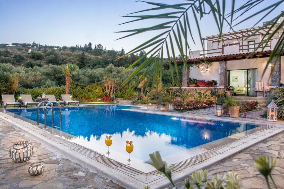 Chania Secluded Gem - Kallithea Private Pool Villa Pemonia Exterior foto